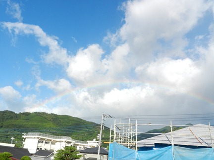 台風一過～虹