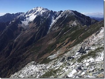 北岳山荘周辺情報 ~平成27年10月21日~
