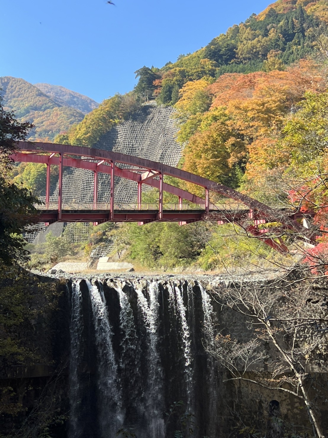 【南アルプス市の紅葉】