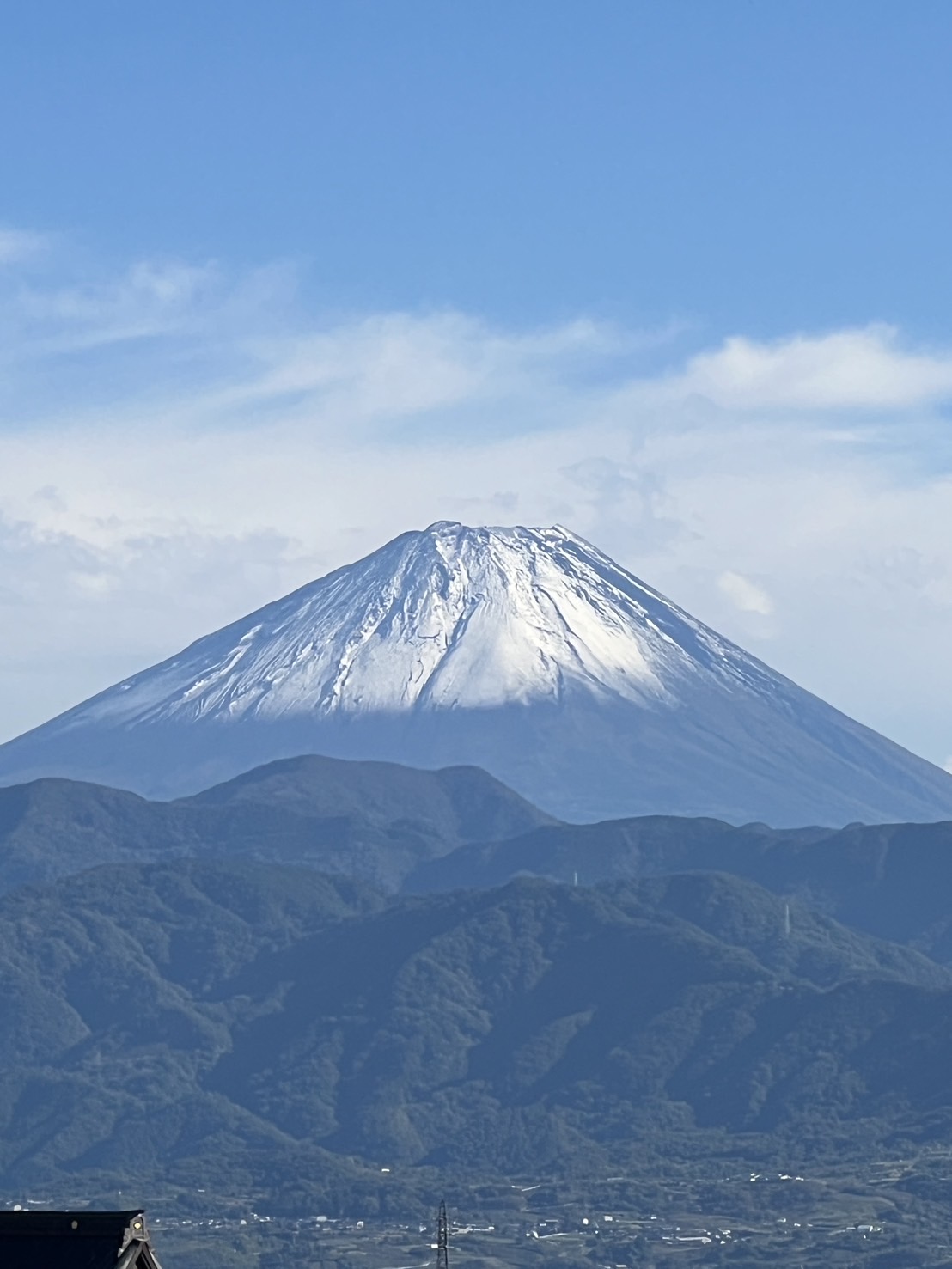 【富士山 初冠雪！】10/23