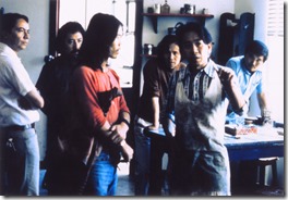 1974年。メキシコ・グワナファト大学で版画を教える